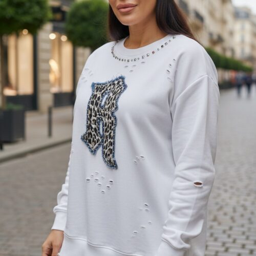 M-L Oversize Tasarım Sweat