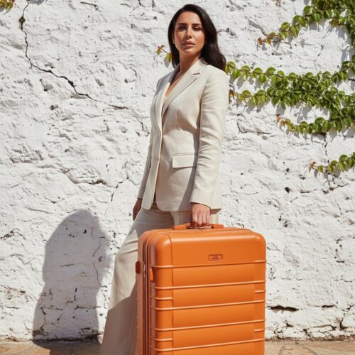Turuncu İthal Seyahat Valiz